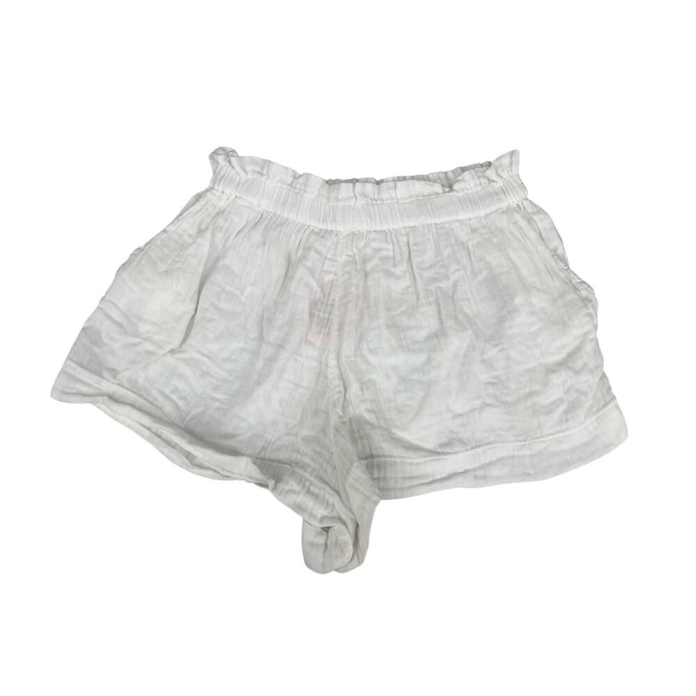Roxy White Cotton Gauze Shorts Small NWT - Picture 2 of 7